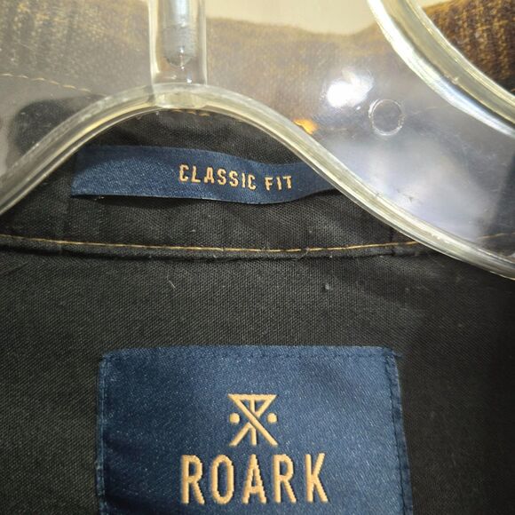 Roark x Pendleton Shirt Mens M Shadow Plaid Wool Snap Classic Fit Norseman EUC - Picture 6 of 15